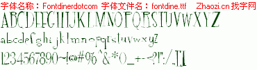 查看字体及作者详细介绍