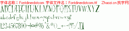 查看字体及作者详细介绍