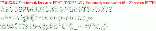 查看字体及作者详细介绍