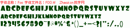 查看字体及作者详细介绍