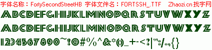 查看字体及作者详细介绍