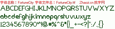 查看字体及作者详细介绍