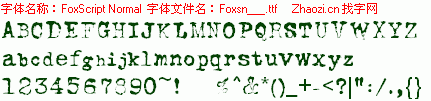 查看字体及作者详细介绍