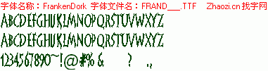 查看字体及作者详细介绍