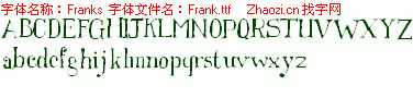 查看字体及作者详细介绍
