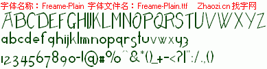 查看字体及作者详细介绍