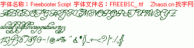 查看字体及作者详细介绍