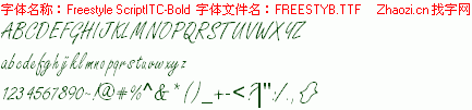 查看字体及作者详细介绍