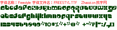 查看字体及作者详细介绍