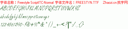 查看字体及作者详细介绍