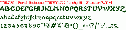查看字体及作者详细介绍