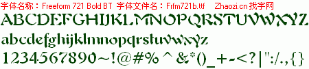 查看字体及作者详细介绍