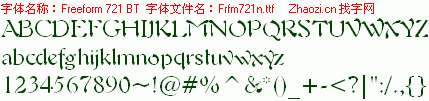 查看字体及作者详细介绍