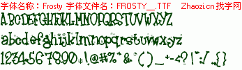 查看字体及作者详细介绍