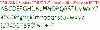 查看字体及作者详细介绍