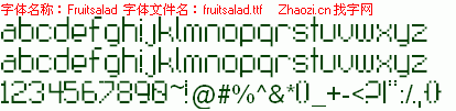 查看字体及作者详细介绍