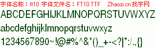 查看字体及作者详细介绍