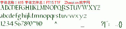 查看字体及作者详细介绍