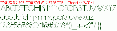 查看字体及作者详细介绍