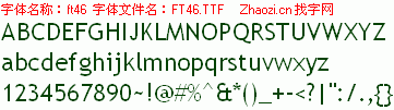 查看字体及作者详细介绍