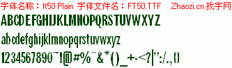查看字体及作者详细介绍