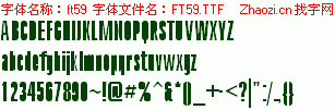 查看字体及作者详细介绍