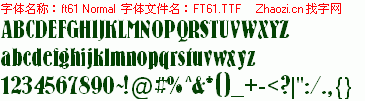 查看字体及作者详细介绍