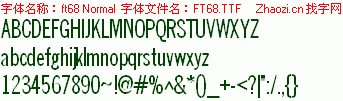 查看字体及作者详细介绍