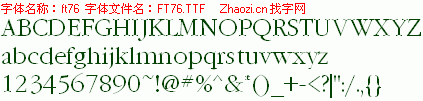 查看字体及作者详细介绍