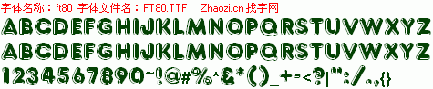查看字体及作者详细介绍