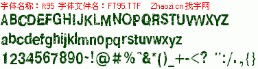 查看字体及作者详细介绍