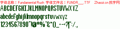 查看字体及作者详细介绍
