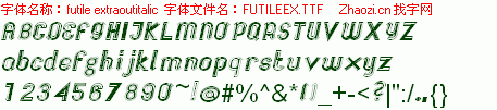 查看字体及作者详细介绍
