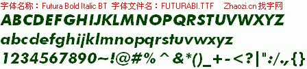 查看字体及作者详细介绍