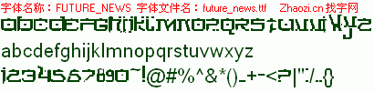 查看字体及作者详细介绍
