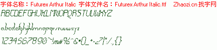 查看字体及作者详细介绍