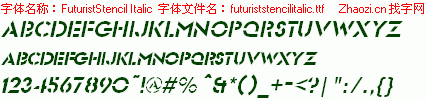 查看字体及作者详细介绍
