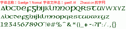 查看字体及作者详细介绍