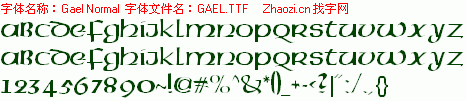 查看字体及作者详细介绍