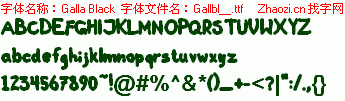 查看字体及作者详细介绍