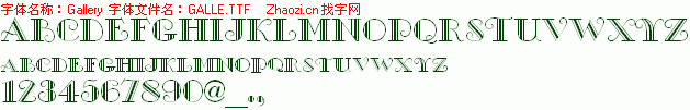 查看字体及作者详细介绍
