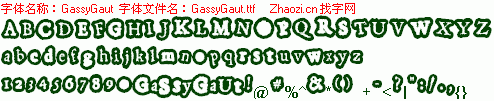查看字体及作者详细介绍