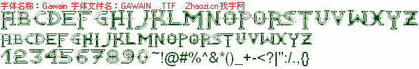 查看字体及作者详细介绍