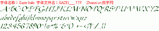 查看字体及作者详细介绍