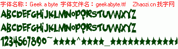 查看字体及作者详细介绍