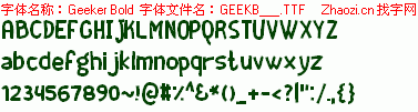 查看字体及作者详细介绍