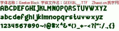 查看字体及作者详细介绍