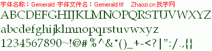 查看字体及作者详细介绍