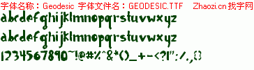 查看字体及作者详细介绍