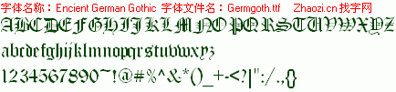 查看字体及作者详细介绍